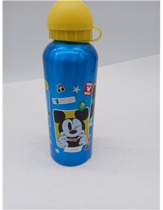 Stor Botella infantil de aluminio de 530 ml con estampado de Mickey Mouse de Disney, con tapa de seguridad desenroscada y boquil 2