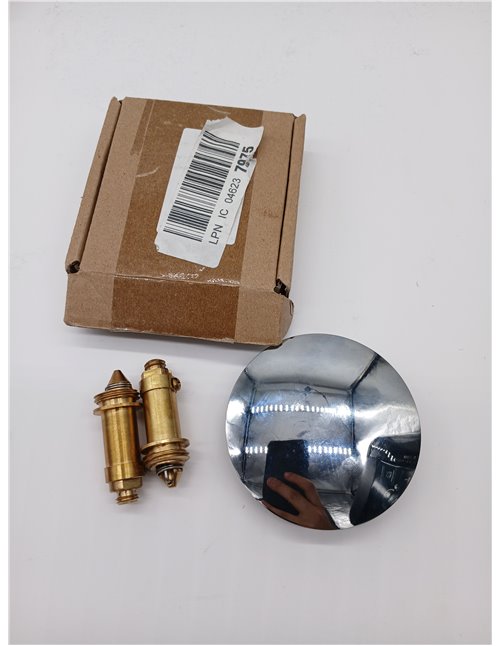 tapones de repuesto para fregadero, tapón de latón apto para 36-39 mm, para uso en cocinas y baños, tapón de lavabo cromado de 6