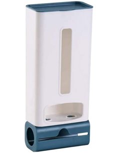 Dispensador de Bolsas de Basura de Pared, Soporte para Bolsas de Basura de supermercado, Caja de Almacenamiento de plástico, dis