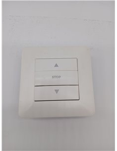 Zenitech - Mando para Persianas 2300W 10A - Instalación Empotrada Lista para Usar - Motor Compacto y Soporte con Clip - Ajuste M 2