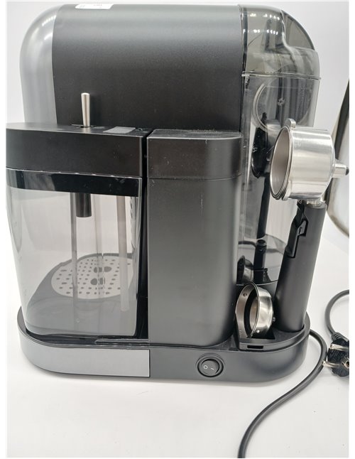 Cecotec Cafetera Semiautomática Power Instant-ccino 20 Chic Serie Nera. para café molido y en cápsulas, 20 Bares, Depósito de Le