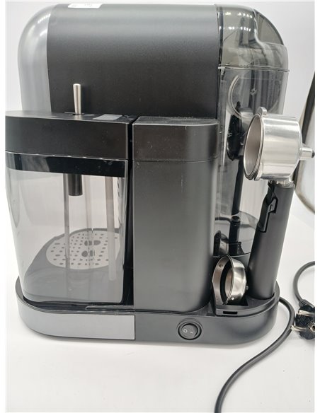 Cecotec Cafetera Semiautomática Power Instant-ccino 20 Chic Serie Nera. para café molido y en cápsulas, 20 Bares, Depósito de Le