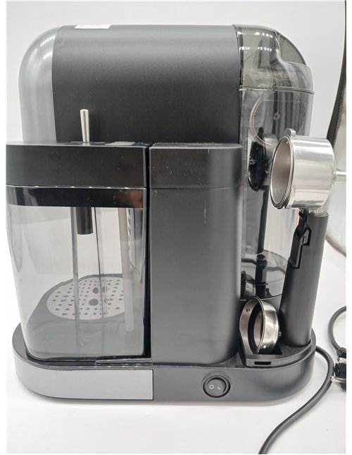 Cecotec Cafetera Semiautomática Power Instant-ccino 20 Chic Serie Nera. para café molido y en cápsulas, 20 Bares, Depósito de Le