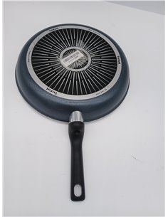 Tefal Duetto Sartén 32 cm, compatible con inducción, superficie fácil de limpiar, indicador Thermo, resistente al lavavajillas,  2