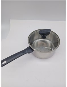 Tefal Daily Cook - Cazo de 18 cm + Tapa, Apto inducción, sin antiadherente, capacidad de 2,1L, base reforzada, apto lavavajillas 2