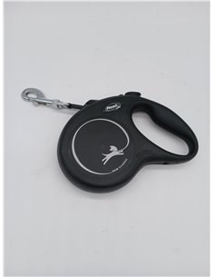 flexi® Classic S Cordón 8 m negro, correa extensible para perros hasta máx. 12 kg 2