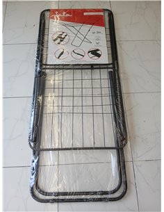 JATA HOGAR HTEN2370 - Tendedero Plegable con Alas 20 m, Acero Pintado, Tendedero Interior y Exterior, Compacto y Resistente, Ala 2