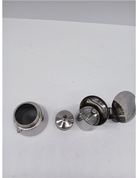 Bialetti Venus Coffee Maker, Anti-Scald Handle, Not Suitable for Induction, 2 Cups (85 ml), Stainless Steel