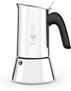 Bialetti Venus Coffee Maker, Anti-Scald Handle, Not Suitable for Induction, 2 Cups (85 ml), Stainless Steel
