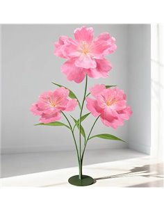 Flores artificiales gigantes para decoración de 170 cm, resistentes al agua, grandes flores falsas para bodas, jardín, día de Sa