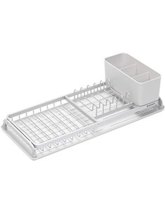 Brabantia Compact Dish Drainer, Light Grey, 46.2 x 20 x 12.7 cm