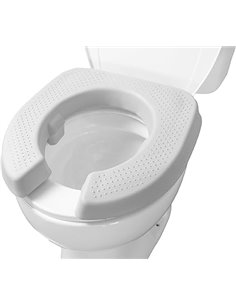KMINA Asiento Elevador WC Acolchado (5 cm de Altura), Impermeable, Patentado - Fabricado en España