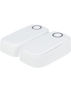 Comedero Autom. TX2, 2x300 ml, 27x7x24 cm, Gris/Ng