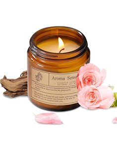 Velas perfumadas, velas de lavanda, velas orgánicas, no tóxicas, velas de soja, velas en lata para perfumar el hogar, velas para