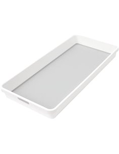 madesmart - Papelera clásica, Blanco, 15 x 6