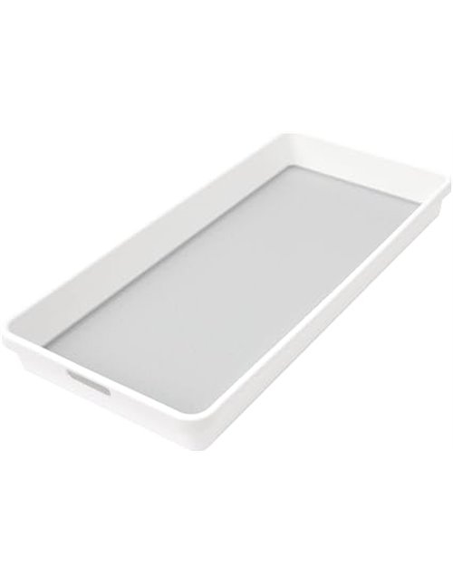 madesmart - Papelera clásica, Blanco, 15 x 6
