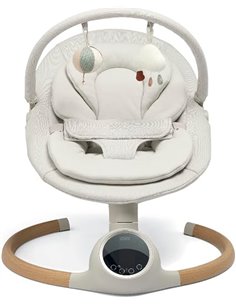 Mamas & Papas Alto Smart Baby Swing, Pantalla táctil, multivelocidad, melodías, Bluetooth y Control Remoto, Cachemira
