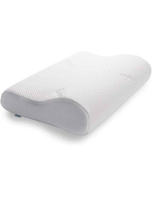 TEMPUR Original Memory Foam Cervical Pillow, Ergonomic Back and Side Sleeper, Firm Initial Feeling, Queen L (61 x 31 x 11.5/8.5 