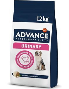 Advance Veterinary Diets Urinary, Pienso para Perros con Problemas en el tracto urinario, 12kg