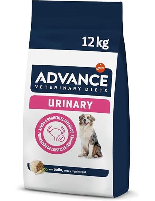 Advance Veterinary Diets Urinary, Pienso para Perros con Problemas en el tracto urinario, 12kg