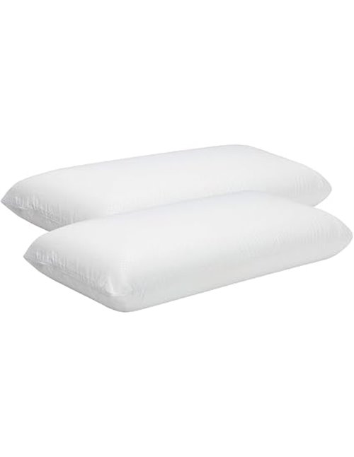 Pikolin Home – Memory Foam Pillow 80 cm (2 Units), Hotel – Adaptability to the Neck, Hypoallergenic, High Firmness, for Side Sle