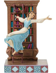 Disney Traditions Belle with Bookshelf
