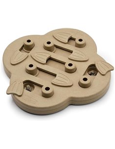 Outward Hound Nina Ottosson Dog Hide n' Slide - Dispensador Interactivo de recompensas - Rompecabezas para Perros - Marrón