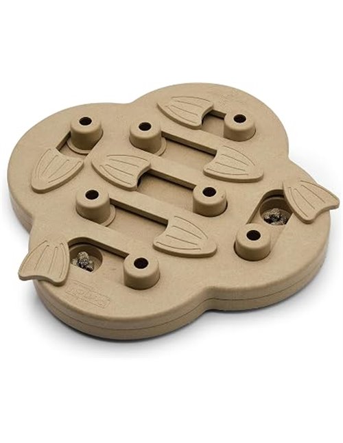 Outward Hound Nina Ottosson Dog Hide n' Slide - Dispensador Interactivo de recompensas - Rompecabezas para Perros - Marrón