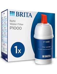 BRITA Filtro de agua para grifo, 12 meses de agua filtrada, Blanco, 1 Unidad (Paquete de 1)