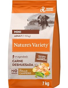 Nature's Variety No Grain Pienso para Perros Adultos con Mini con Pollo - 7kg