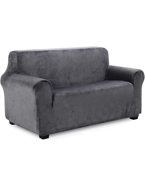 TIANSHU Funda de Sofá 2 Plazas Terciopelo,Cubierta Suave del sofá de la Felpa del Terciopelo para,Cubiertas Elegantes de los Mue