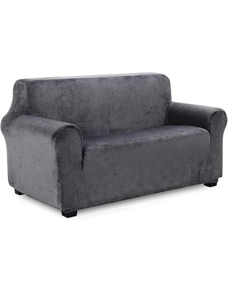 TIANSHU Funda de Sofá 2 Plazas Terciopelo,Cubierta Suave del sofá de la Felpa del Terciopelo para,Cubiertas Elegantes de los Mue