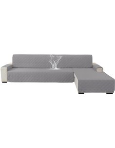 Ystyle Impermeable Funda Sofa Chaise Long 2 Plazas, Cubre Sofa Chaise Longue Izquierdo/Derecho Universal Reversible, Anti Gato Y