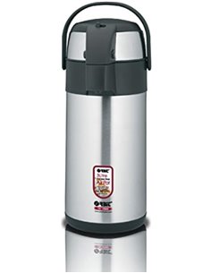 Dispensador de acero inoxidable Pump Action Airpot de 3 litros con