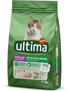 Ultima Esterilizado Tracto Urinario - Pienso para Gatos Esterilizados con Pollo -10kg