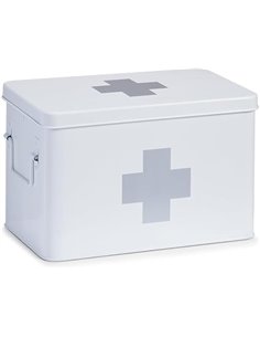 Zeller 18119 Medicine Cabinet, Metal, White, 32x19.5x20 cm