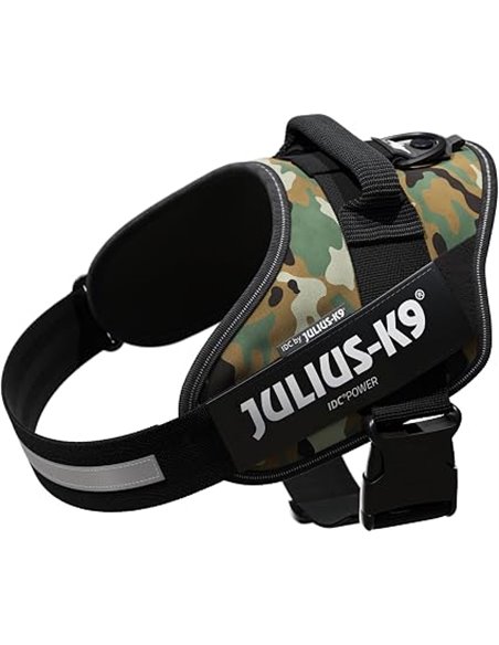 JULIUS-K9 Arnés JULIUS-K9 IDC, 1/L, 63–85 cm/50 mm, Camuflaje, Perro