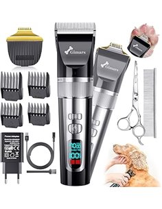 Gimars 4 En1 Cortapelos Para Perros Con Maquina Cortar Pelo Perros, Cortapelos De 3 Velocidades, De Alta Potencia, Silencioso y 