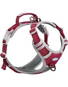 ThinkPet Reflectante Transpirable Suave Malla de Aire No Drag Cachorro Choke Overhead Ventilación Chaleco para Perros Pequeños y