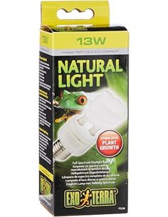 Exo Terra Daylight Lamp, Full Spectrum Daylight Lamp, Compact Lamp with a Natural Light Spectrum Ideal for All Reptiles and Amph