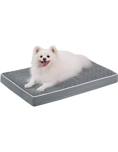 KSIIA Cama para Perros Pequeños Ortopédica, Colchón Perro Lavable, Colchoneta Perro Impermeable, Dog Bed con Funda Extraíble, Gr