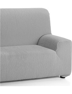 Martina Home Sofa Cover, Soul Grey, 3 Seater (170 to 220 cm), Emilia