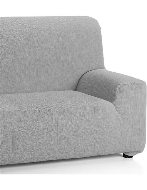 Martina Home Sofa Cover, Soul Grey, 3 Seater (170 to 220 cm), Emilia