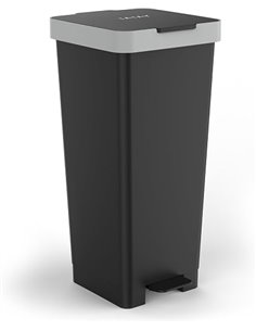 Tatay Kitchen Trash Can with Smart Pedal 40L | Compact and Functional Design | Indoor and Outdoor Use | Suitable for Bags from 3