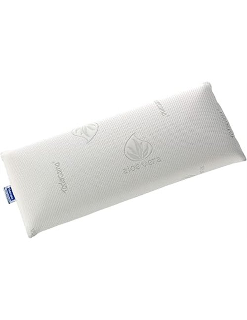 Todocama - Almohada viscoelástica, 105 cm núcleo Compacto. Doble Funda con Cremallera. Tejido Aloe Vera. Termorregulable adaptab