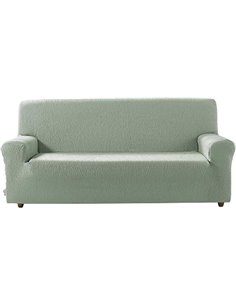 Estoralis Beta | Funda Sofá de Diseño Moderno | Tejido Elástico Verde | para 3 Plazas (de 170 a 220 cm.) | Máxima Adaptabilidad 
