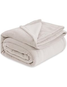 Bedsure Manta para Sofá Plaid - Suave y Calida, Franela Premium Extra Grande para Salon y Cama, Invierno y Verano, Tejido Agrada