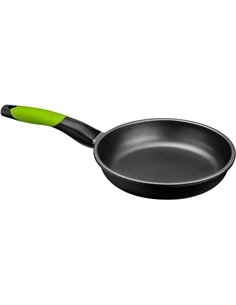 BRA Prior | Sartén, 28 cm, aluminio fundido con antiadherente, apto para todo tipo de cocinas incluida inducción