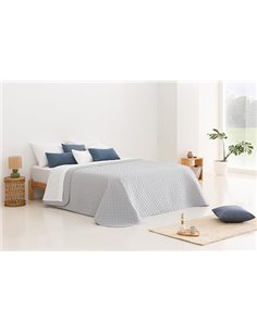 Todocama Thin Bedspread with Star Design for Spring, Summer, Autumn and Winter. 100% Extra Soft Microfibre. Multipurpose Bed Cov