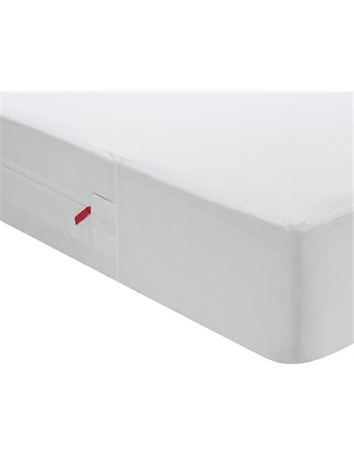 Pikolin Home – Waterproof Mattress Cover with Zip, Hypoallergenic, Safety Closure, Anti-Shaking – Bed of 150 (150 x 190/200 cm)